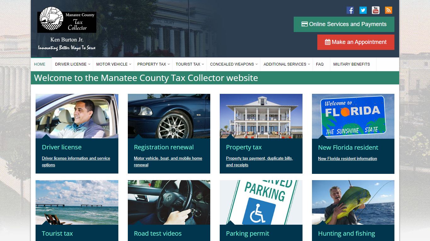 The Official Site of the Manatee County Tax Collector | Welcome